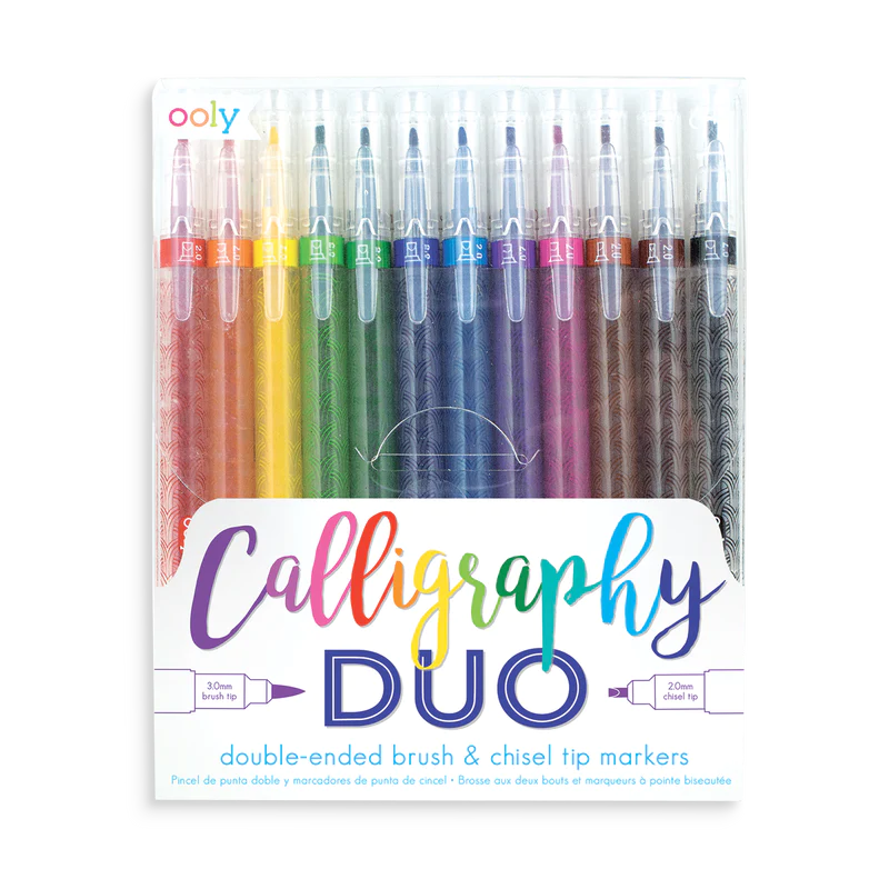 Calligraphy Duo Chisel and Brush Tip Markers - Eden Lifestyle
