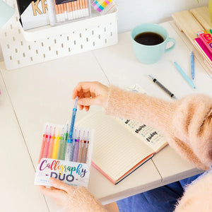 Calligraphy Duo Chisel and Brush Tip Markers - Eden Lifestyle