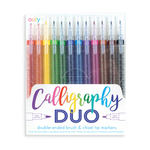Calligraphy Duo Chisel and Brush Tip Markers - Eden Lifestyle