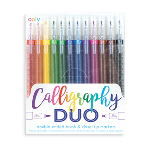 Calligraphy Duo Chisel and Brush Tip Markers - Eden Lifestyle