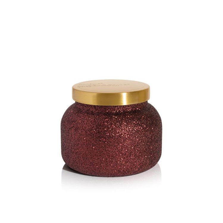 Capri BLUE Tinsel & Spice Glam Signature Jar, 19 oz - Eden Lifestyle