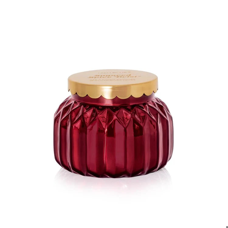 capri BLUE Sugared Spice Twist Signature Candle