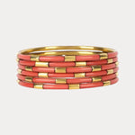 Caramel Veda Bangles - Set of 6