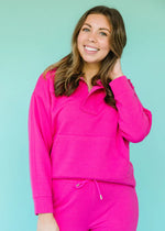 Carson LUX Pink Sweatshirt - Eden Lifestyle