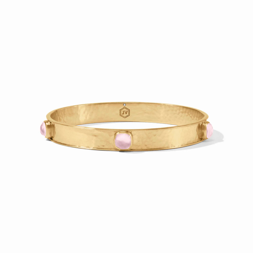 Catalina Stone Bangle Iridescent Rose - Eden Lifestyle