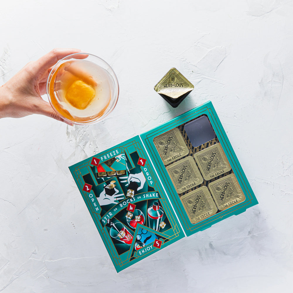 The Cecile Infused Cocktail Ice Cubes - Eden Lifestyle