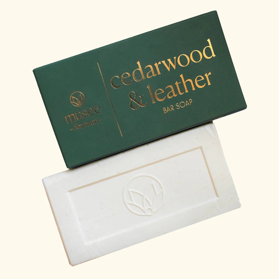 Cedarwood & Leather Bar Soap - Eden Lifestyle