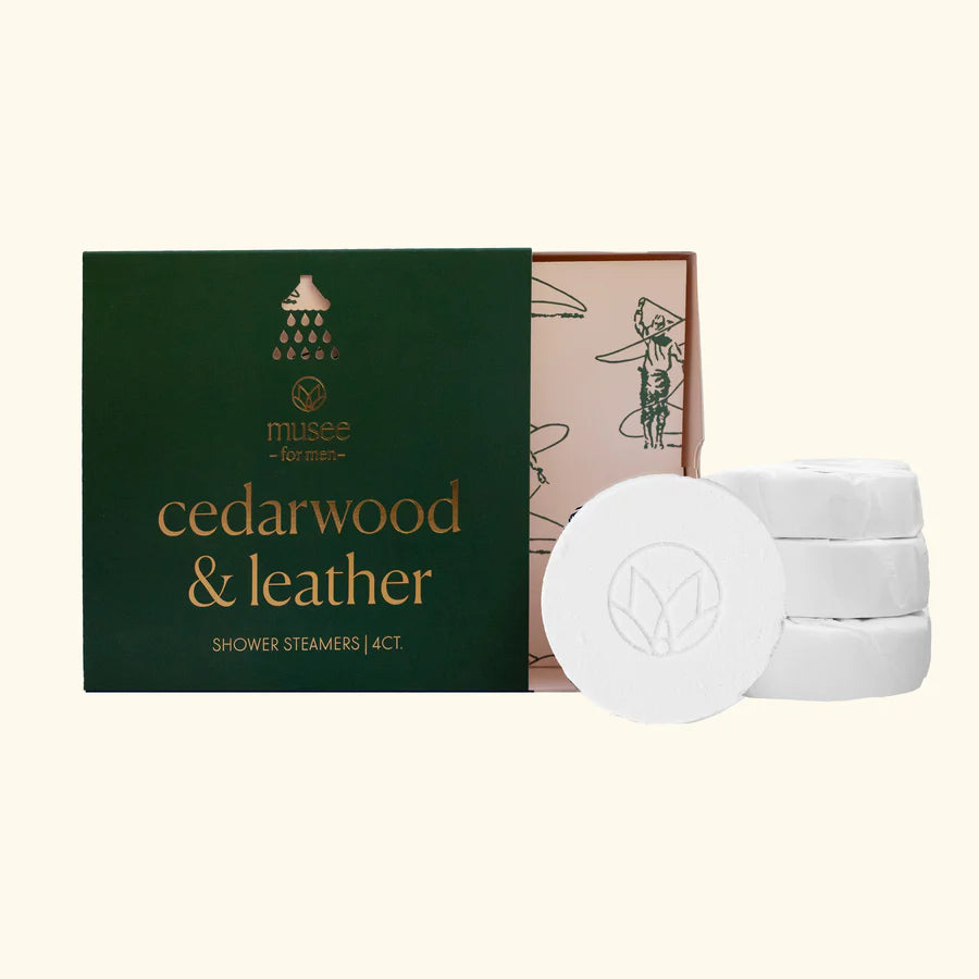 Cedarwood & Leather Shower Steamer - Eden Lifestyle