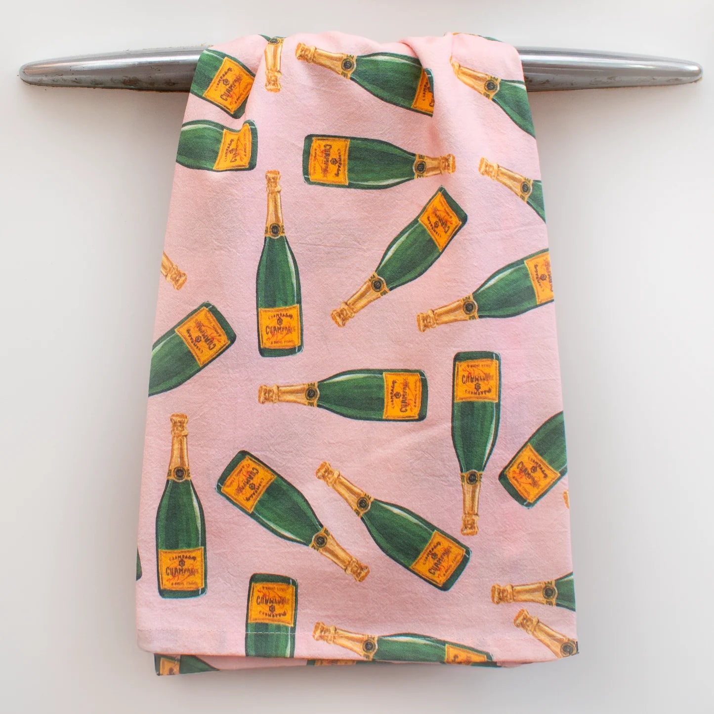Champagne Bottles Tea Towel - Eden Lifestyle