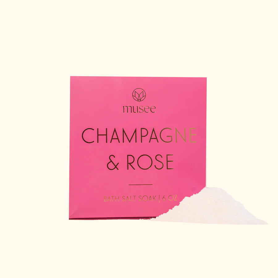 Champagne & Rose Mini Salt Soak - Eden Lifestyle