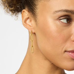 Cheval Paperclip Link Earring - Eden Lifestyle