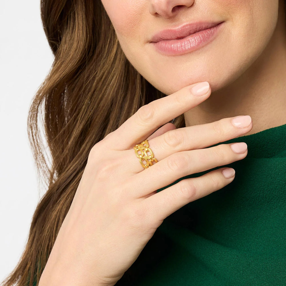 Cheval Paperclip Ring - Eden Lifestyle
