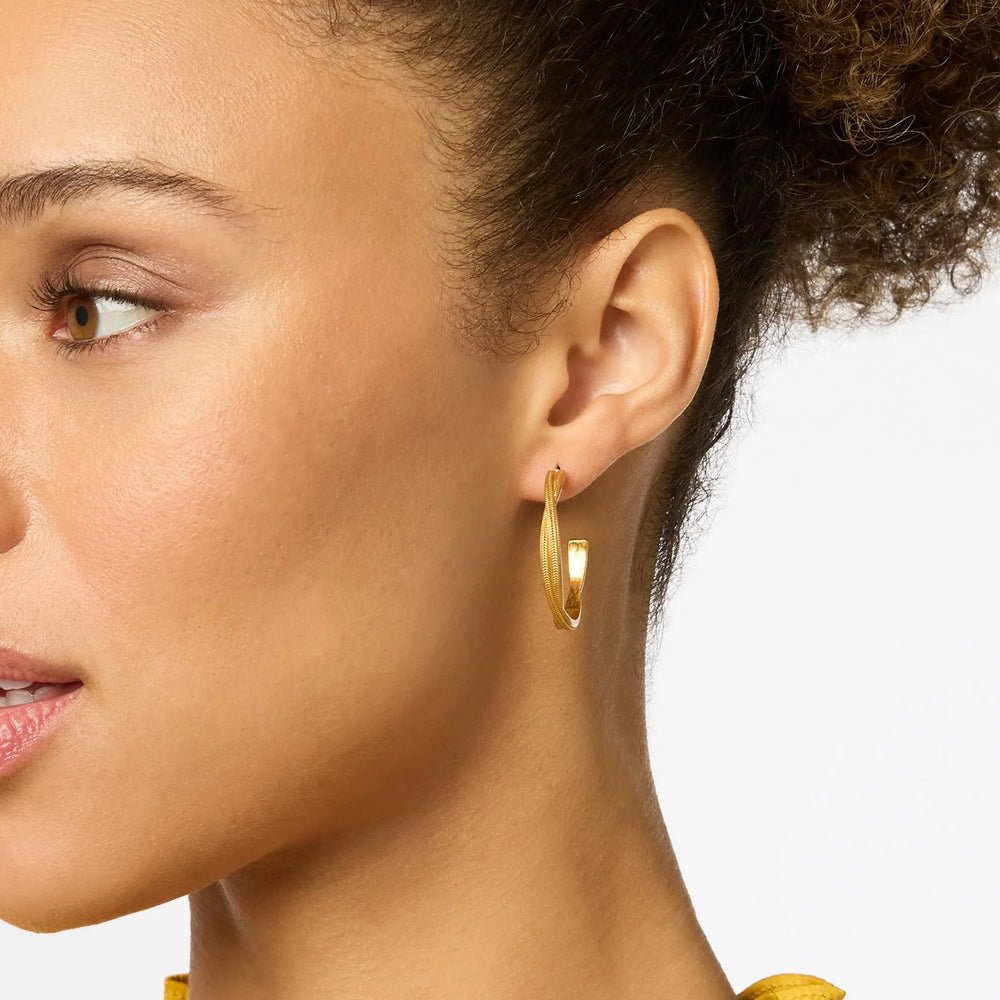 Cheval Twist Hoop Medium - Eden Lifestyle