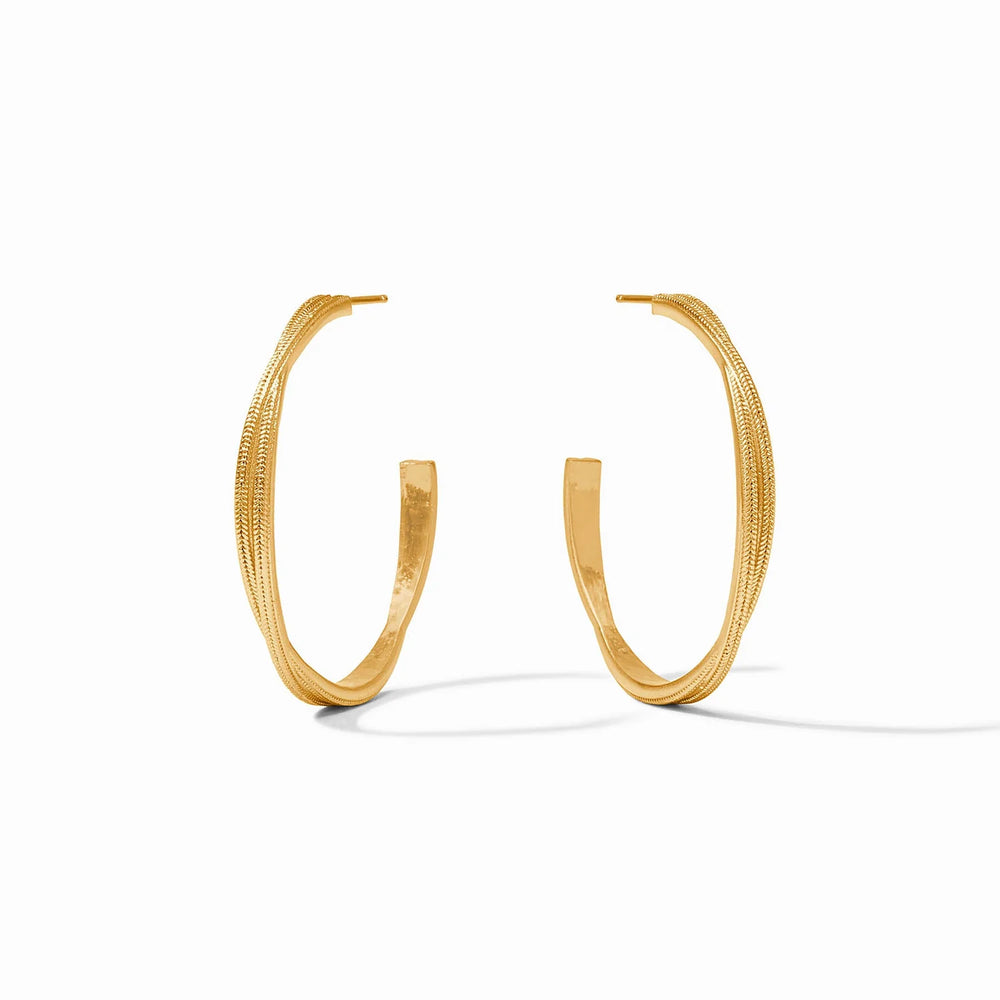 Cheval Twist Hoop Medium - Eden Lifestyle