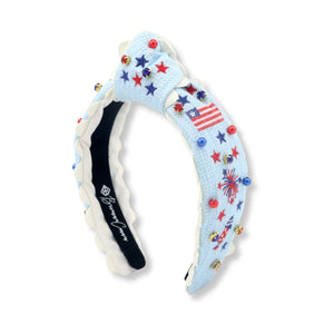 Child Size Blue Patriotic Headband - Eden Lifestyle