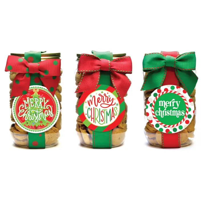 Christmas Cookies Pink Jar - Eden Lifestyle
