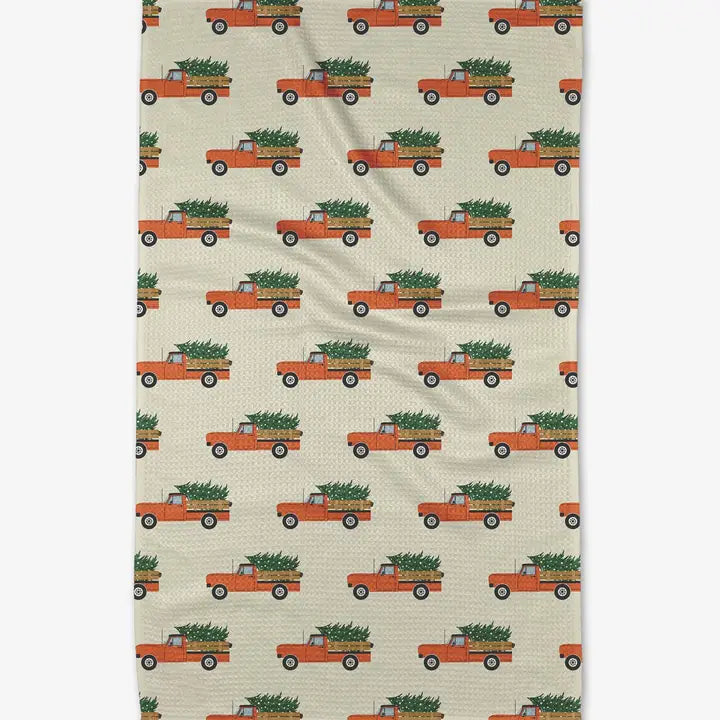 Christmas Ride Kitchen Tea Towel - Eden Lifestyle