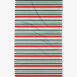 Christmas Stripes Tea Towel - Eden Lifestyle