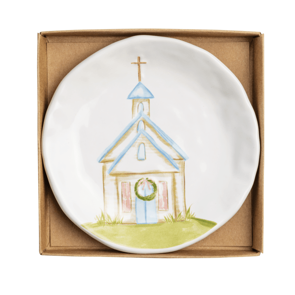Boxed Cross Trinket Dish - Eden Lifestyle