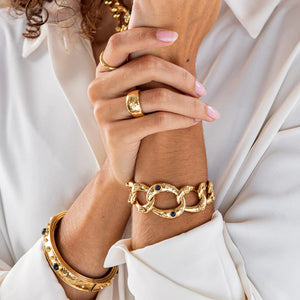 Cleopatra Ring Band - Gold - Eden Lifestyle