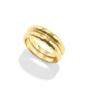 Cleopatra Slice Stacking Ring Set - Gold - Eden Lifestyle