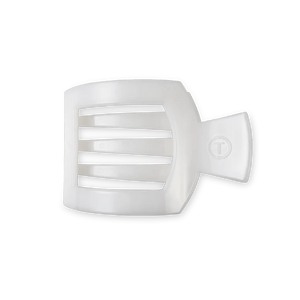 Coconut White Medium Flat Square Clip - Eden Lifestyle