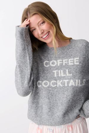 Coffee Till Cocktails Knit Sweater - Eden Lifestyle