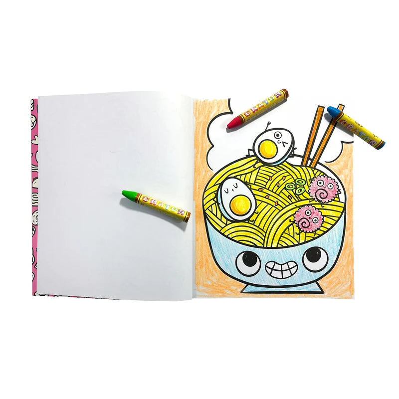 Color-in' Book Coloring Book - Happy Snacks - Eden Lifestyle