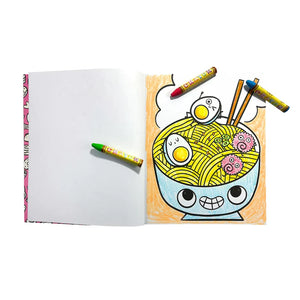 Color-in' Book Coloring Book - Happy Snacks - Eden Lifestyle
