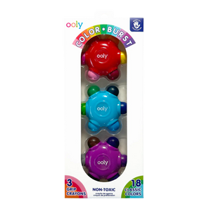 Color Burst Crayons - Set of 3 - Eden Lifestyle