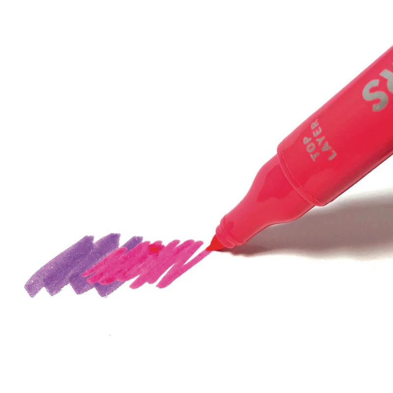 Color Layers Double Ended Layering Markers - Set of 8 - Eden Lifestyle