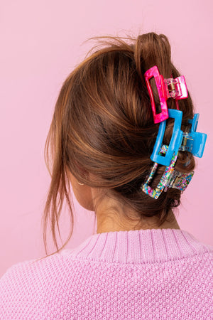 Confetti Claw Clip Trio - Eden Lifestyle