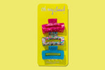 Confetti Claw Clip Trio - Eden Lifestyle