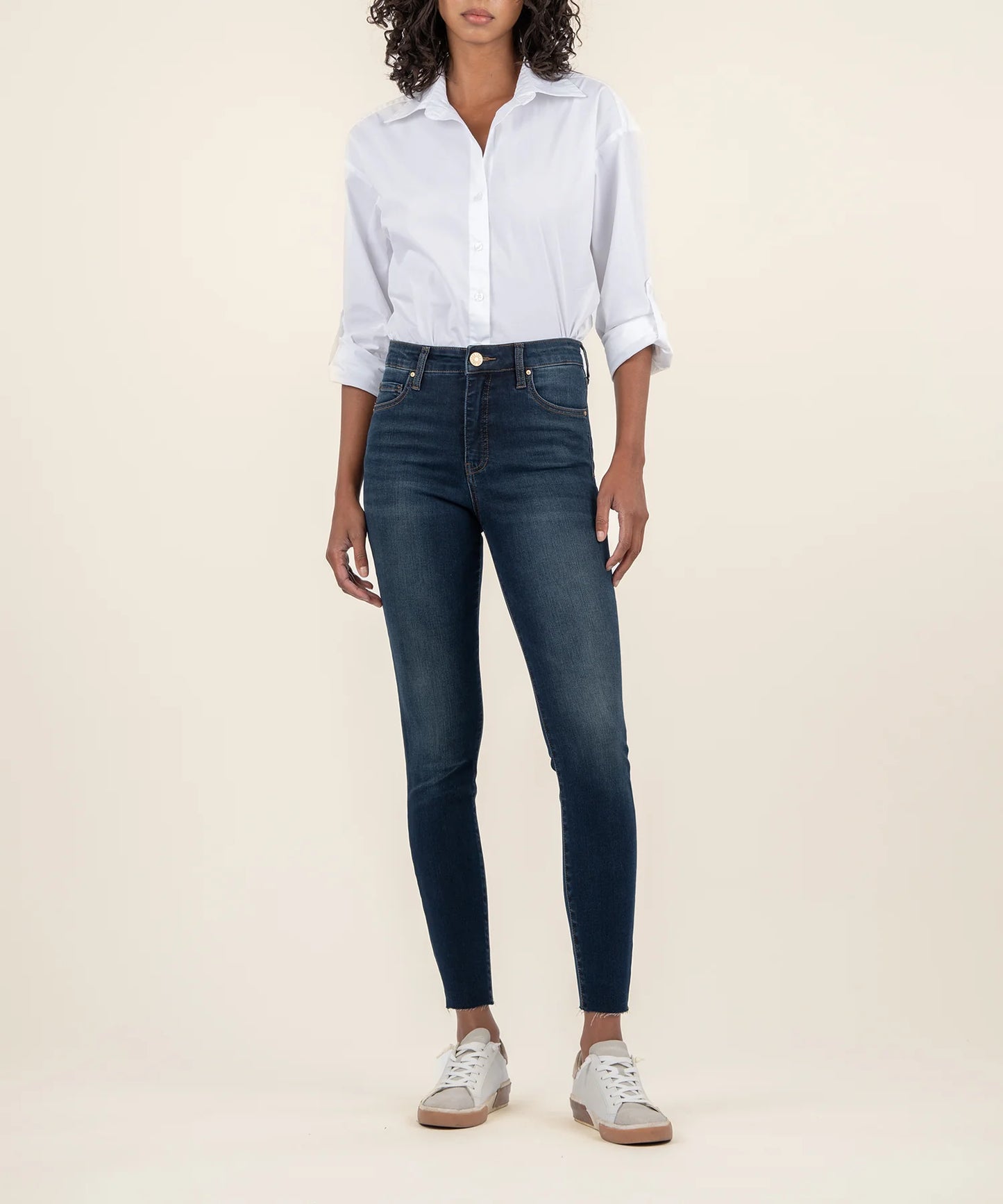 KUT from the Kloth Connie High Rise Ankle Slim Fit Skinny - Eden Lifestyle