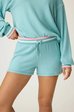 Cool Breeze Peacock Long Sleeve and Short Set
