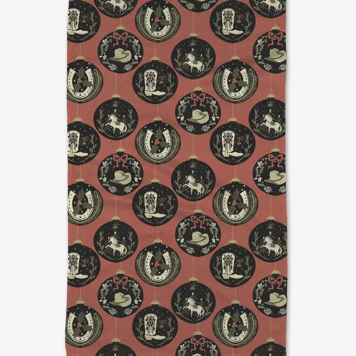 Country Ornaments Tea Towel - Eden Lifestyle