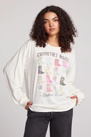 Cowboy Boots Long Sleeve - Eden Lifestyle