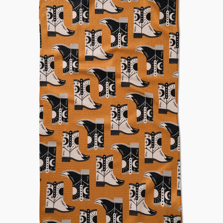 Cowboy Boots Kitchen Tea Towel - Eden Lifestyle