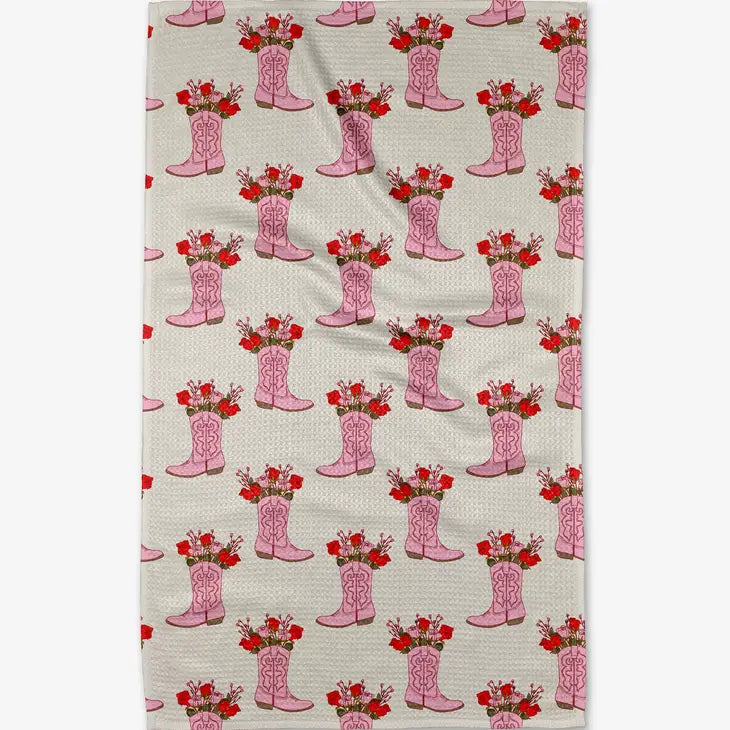 Cowgirl Boots Tea Towel - Eden Lifestyle