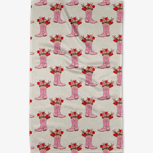 Cowgirl Boots Tea Towel - Eden Lifestyle