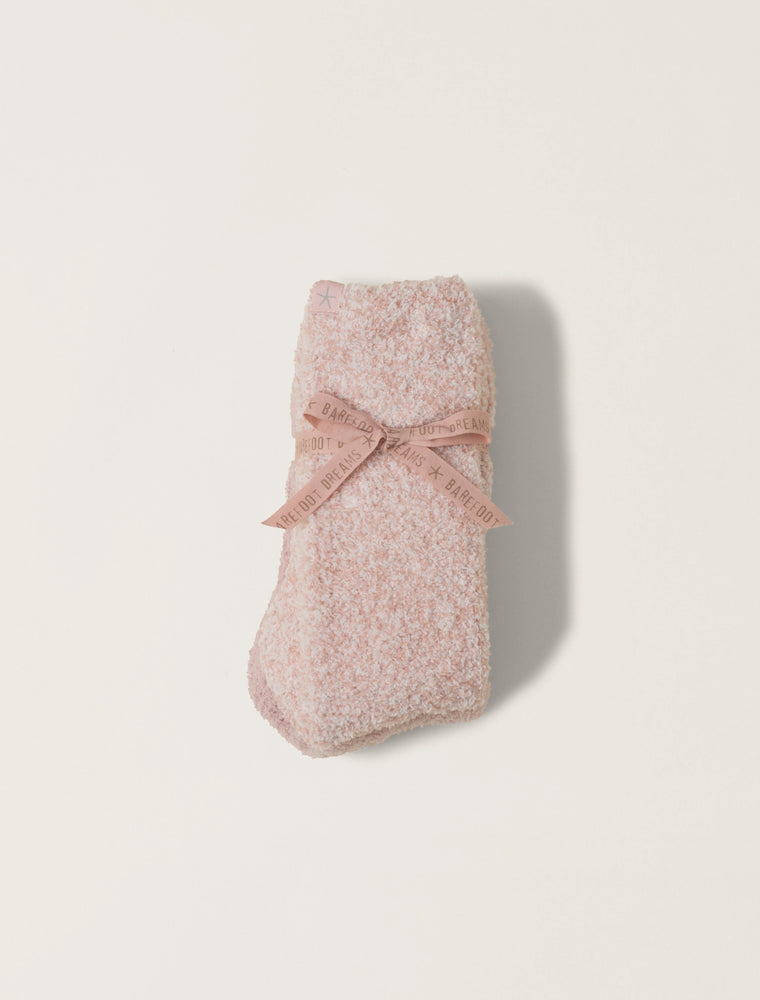 CozyChic® 2 Pair Sock Set Dusty Rose Multi - Eden Lifestyle