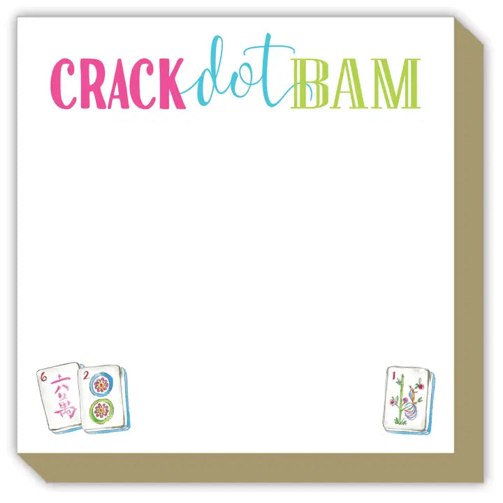 Crack Dot Bam Luxe Notepad - Eden Lifestyle