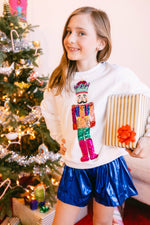 Queen of Sparkles Kids White Nutcracker Sweatshirt - Eden Lifestyle