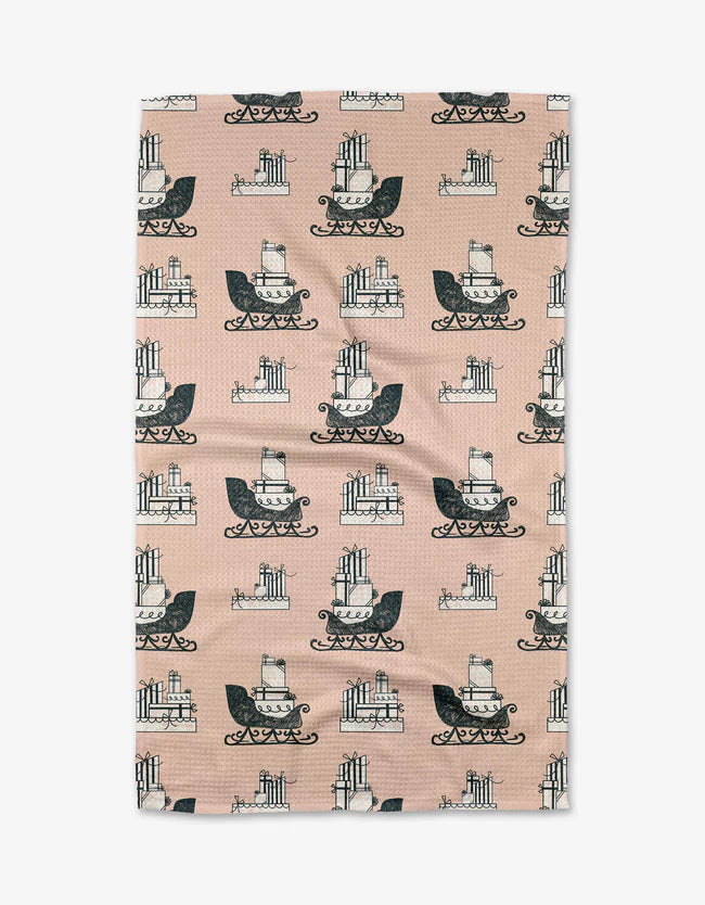 Dashing Through the Snow Kitchen Tea Towel - Eden Lifestyle