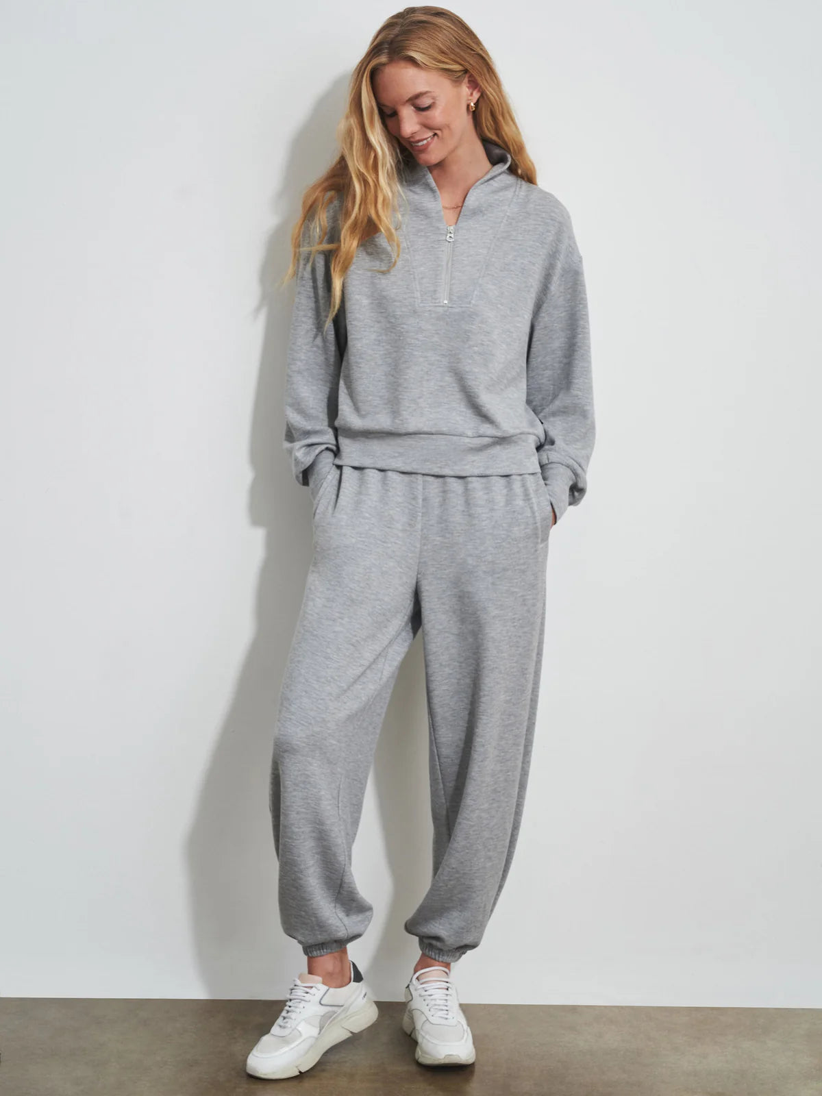 Davidson Sweat Light Grey Marl - Eden Lifestyle