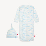 Disney Magnetic Me Winnie the Pooh in the Woods Modal Magnetic Cozy Sleeper Gown + Hat Set - Eden Lifestyle