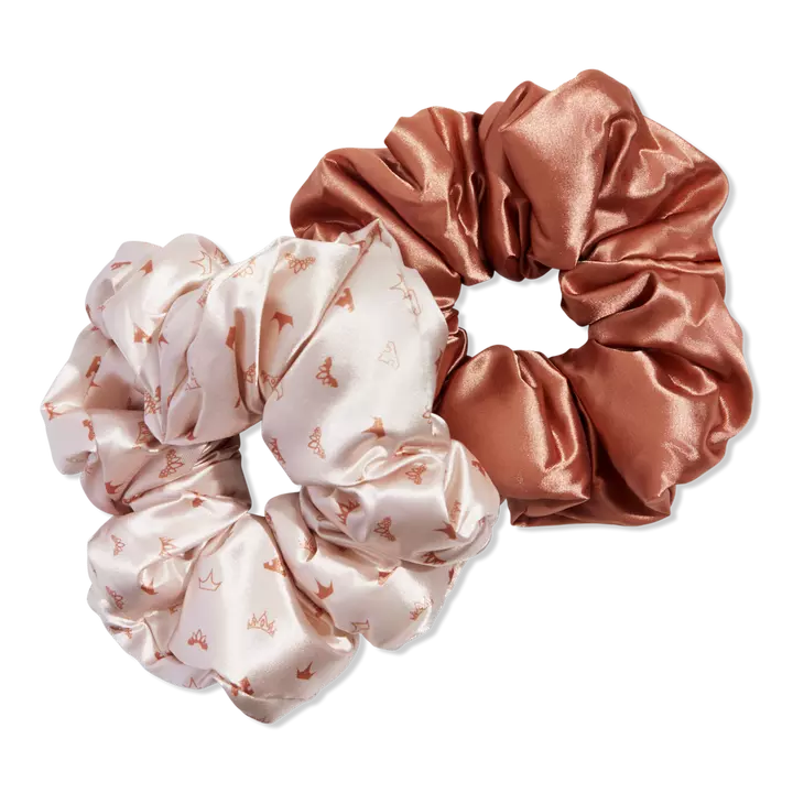 Disney & Kitsch Desert Crown Satin Pillow Scrunchies - Eden Lifestyle