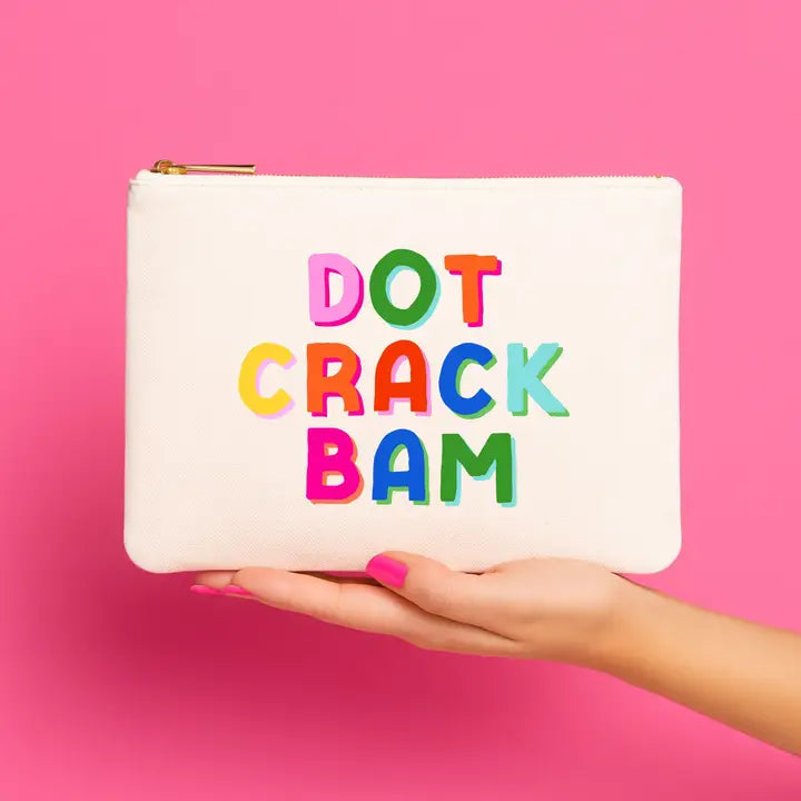 Dot Crack Bam Mahjong Gift Canvas Pouch - Eden Lifestyle
