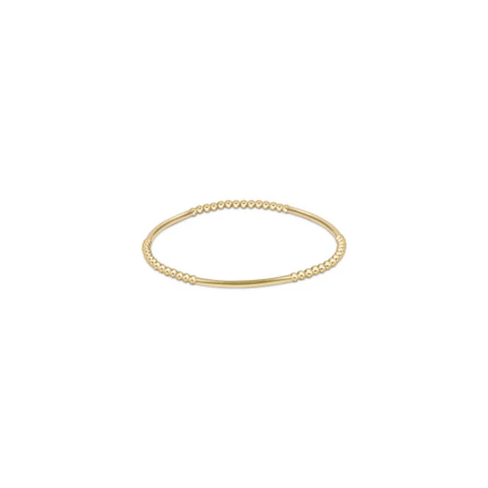 Enewton Bliss Bar Gold Pattern 2.5mm Bead Bracelet - Eden Lifestyle
