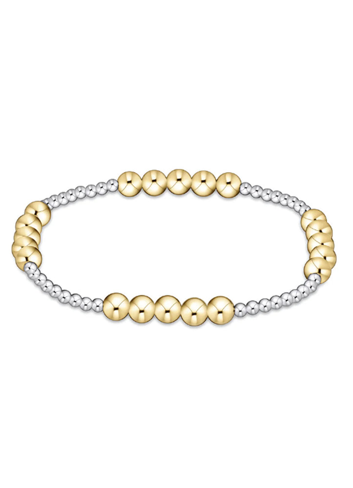 Enewton Classic Blissful 2.5mm Bead Bracelet - 5mm - Mixed Metal - Eden Lifestyle